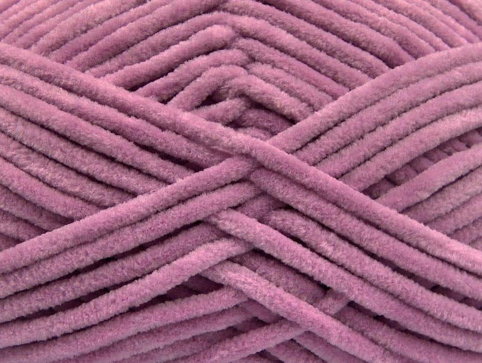 Lot of 4 x 100gr Skeins Ice Yarns CHENILLE BABY (100% MicroFiber) Yarn Orchid