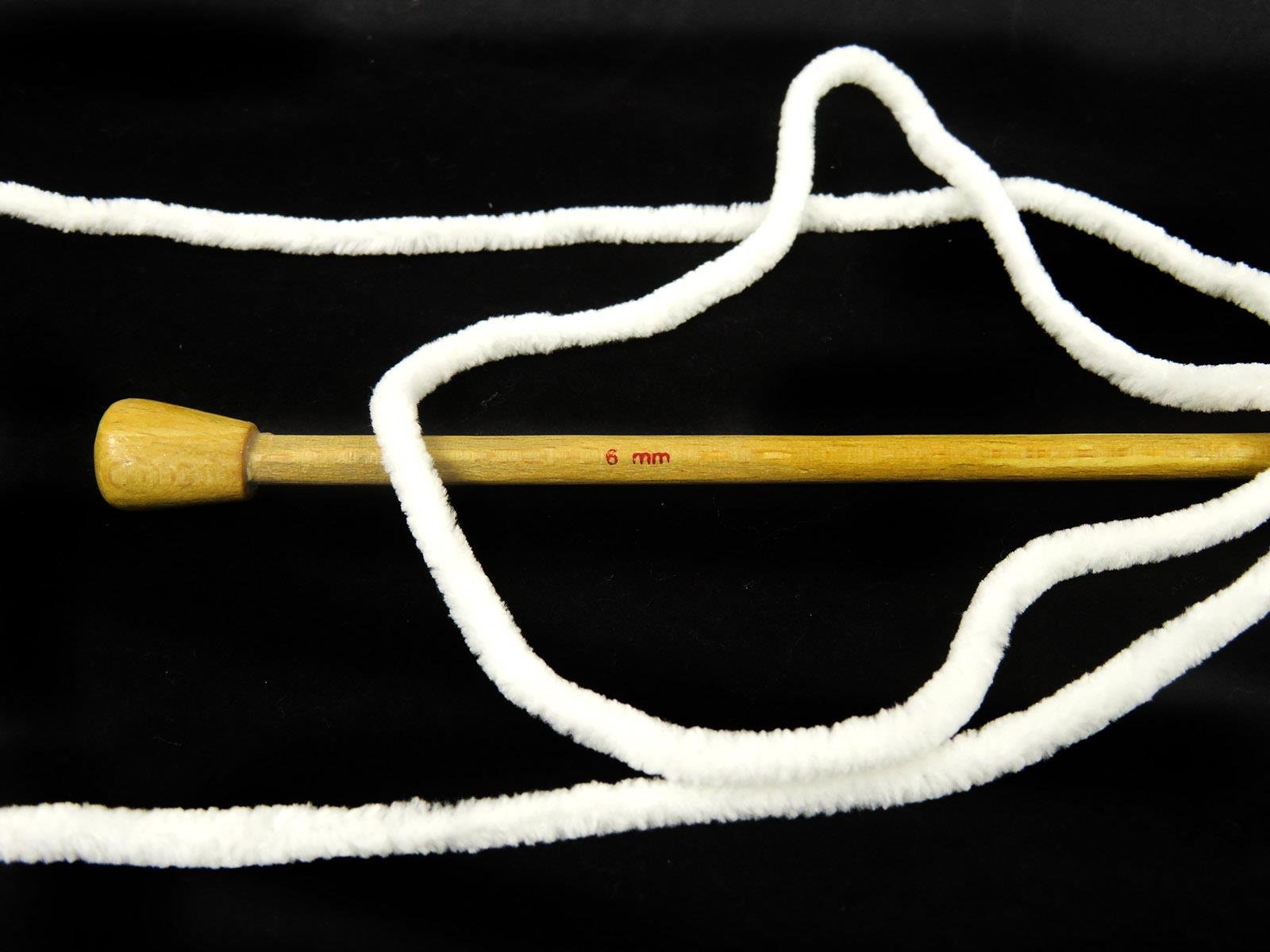 Lot of 4 x 100gr Skeins Ice Yarns CHENILLE BABY Hand Knitting Yarn Ecru