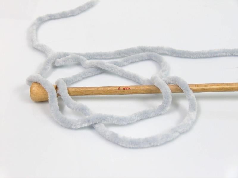 Lot of 4 x 100gr Skeins Ice Yarns CHENILLE BABY (100% MicroFiber) Yarn Grey