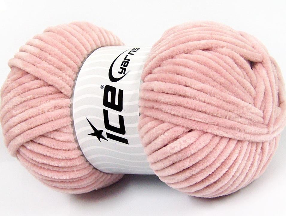 Lot of 4 x 100gr Skeins Ice Yarns CHENILLE BABY (100% MicroFiber) Yarn Rose Pink