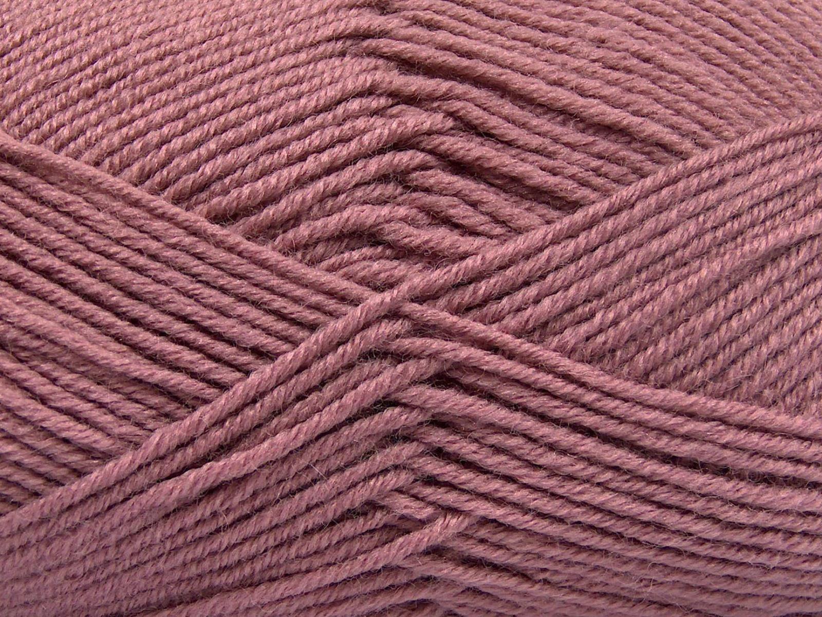 Lot of 4 x 100gr Skeins Ice Yarns MERINO GOLD LIGHT (60% Merino Wool) Yarn Rose Pink