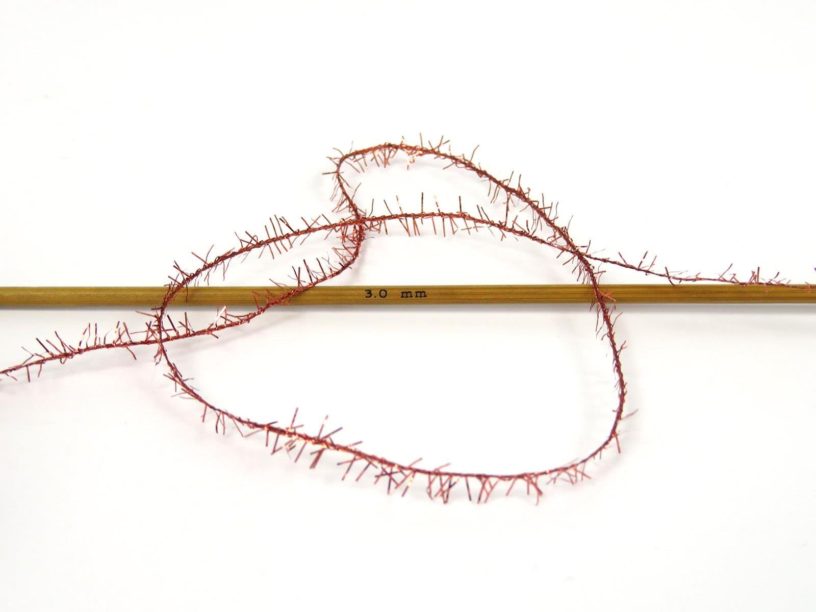 Lot of 4 x 100gr Skeins Ice Yarns METALLIC GLITZ 100GR Yarn Copper