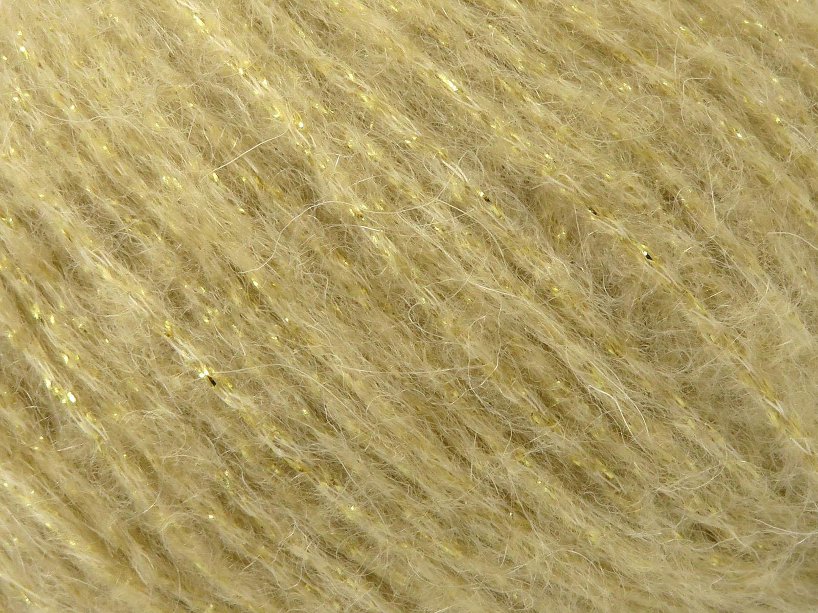 Lot of 6 Skeins Ice Yarns CHARM (10% Superwash Wool 15% Mohair) Yarn Dark Beige