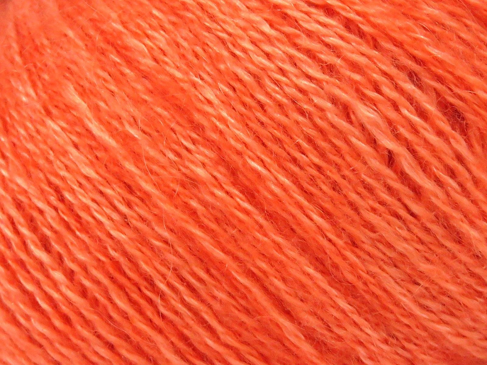 Lot of 6 Skeins Ice Yarns SILK (10% Kid Mohair 40% Merino Superfine) Yarn Salmon