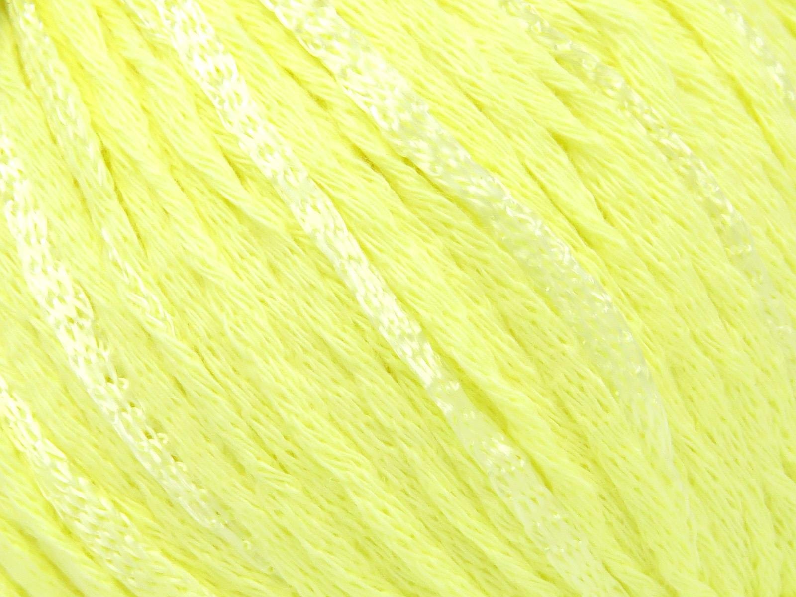 Lot of 6 Skeins Ice Yarns SUMMERTIME (80% Cotton 20% Viscose) Yarn Light Yellow