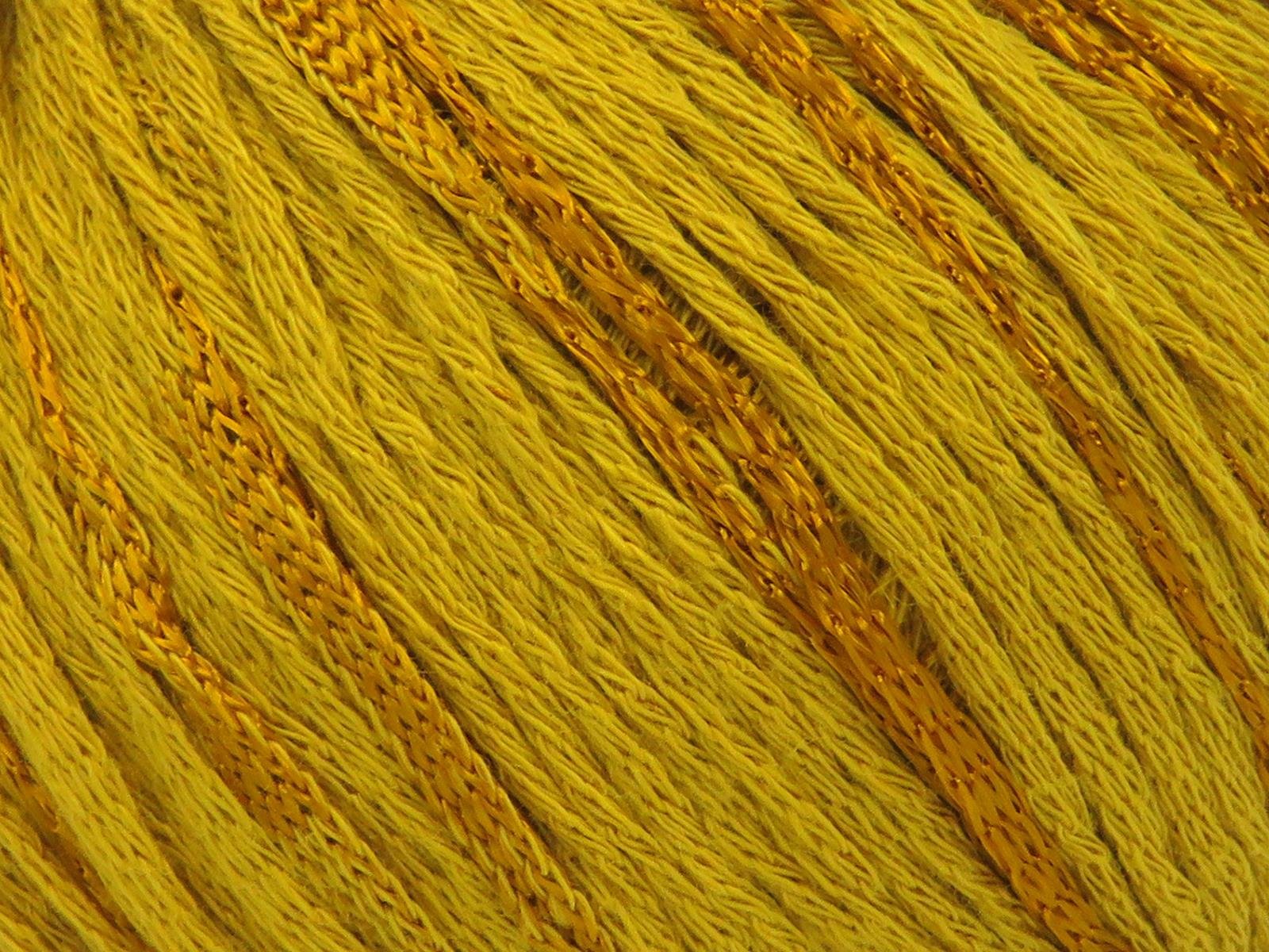 Lot of 6 Skeins Ice Yarns SUMMERTIME (80% Cotton 20% Viscose) Yarn Gold