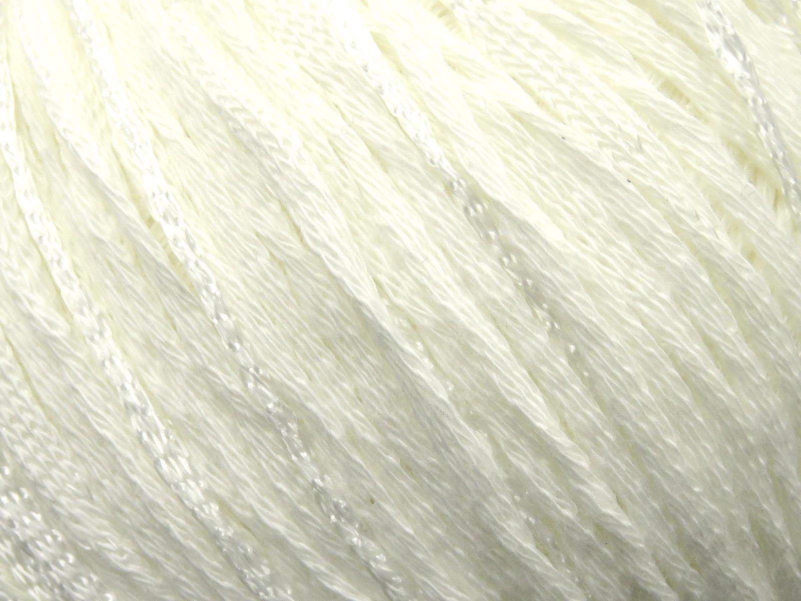 Lot of 6 Skeins Ice Yarns SUMMERTIME (80% Cotton 20% Viscose) Yarn White
