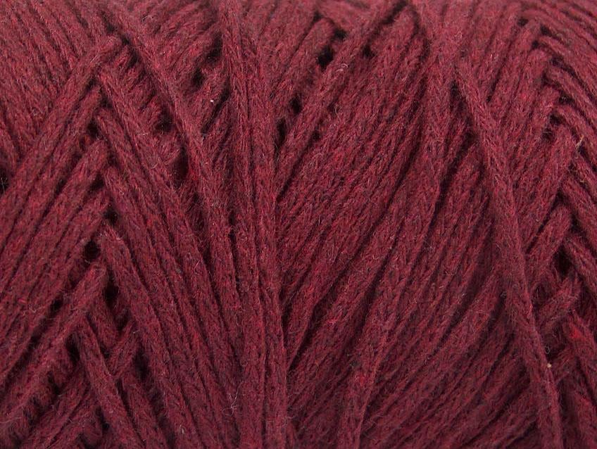 Macrame Cotton Bulky Burgundy