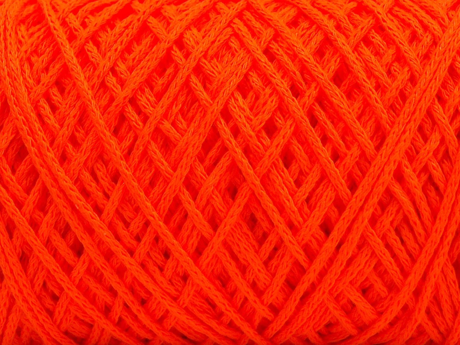 Macrame Cotton Neon Orange