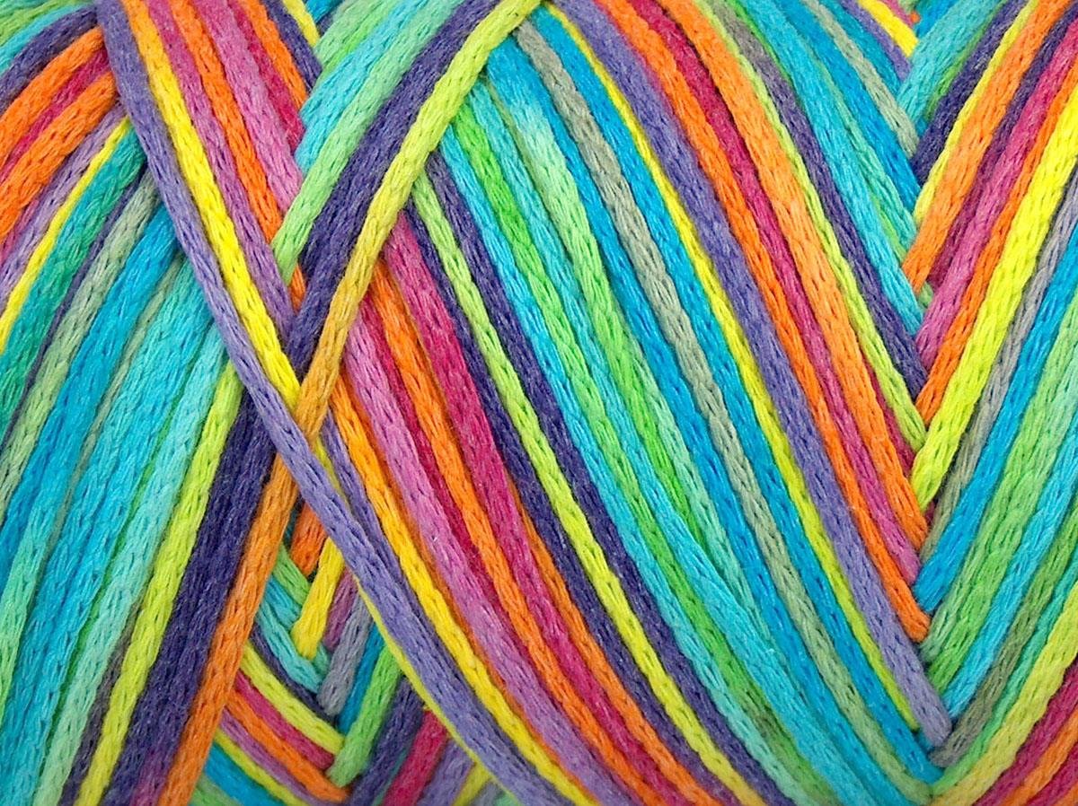Macrame Cotton Print Rainbow