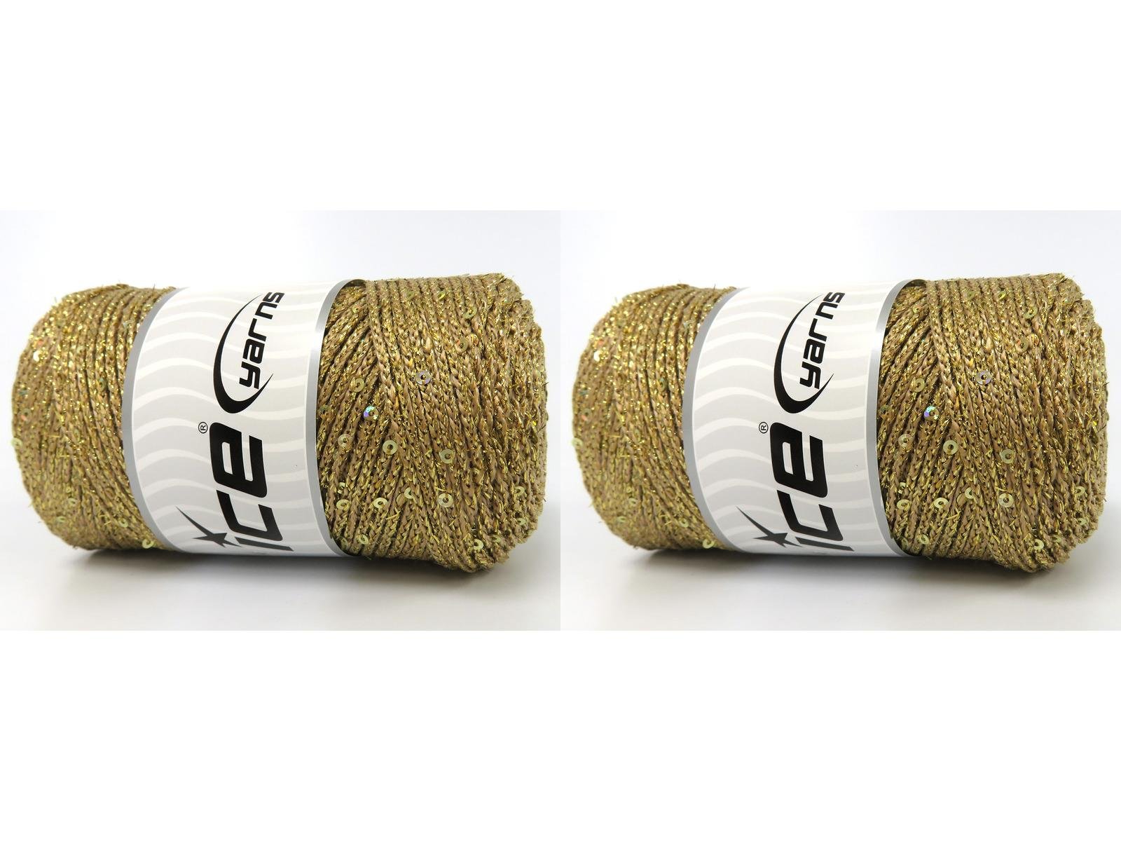 Macrame Glitz Paillette Altın