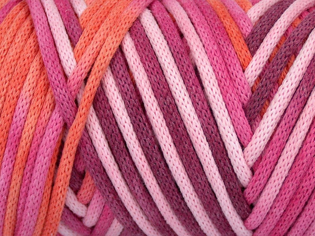 Macrame VisCot Color 3mm Orange, Maroon, Pink Shades