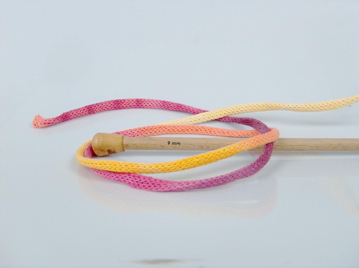 Macrame VisCot Color 5mm Pink, Orange, Yellow
