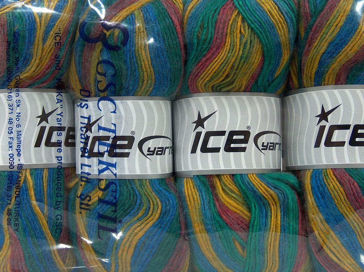 Madonna Blue, Gold, Copper, Emerald Green