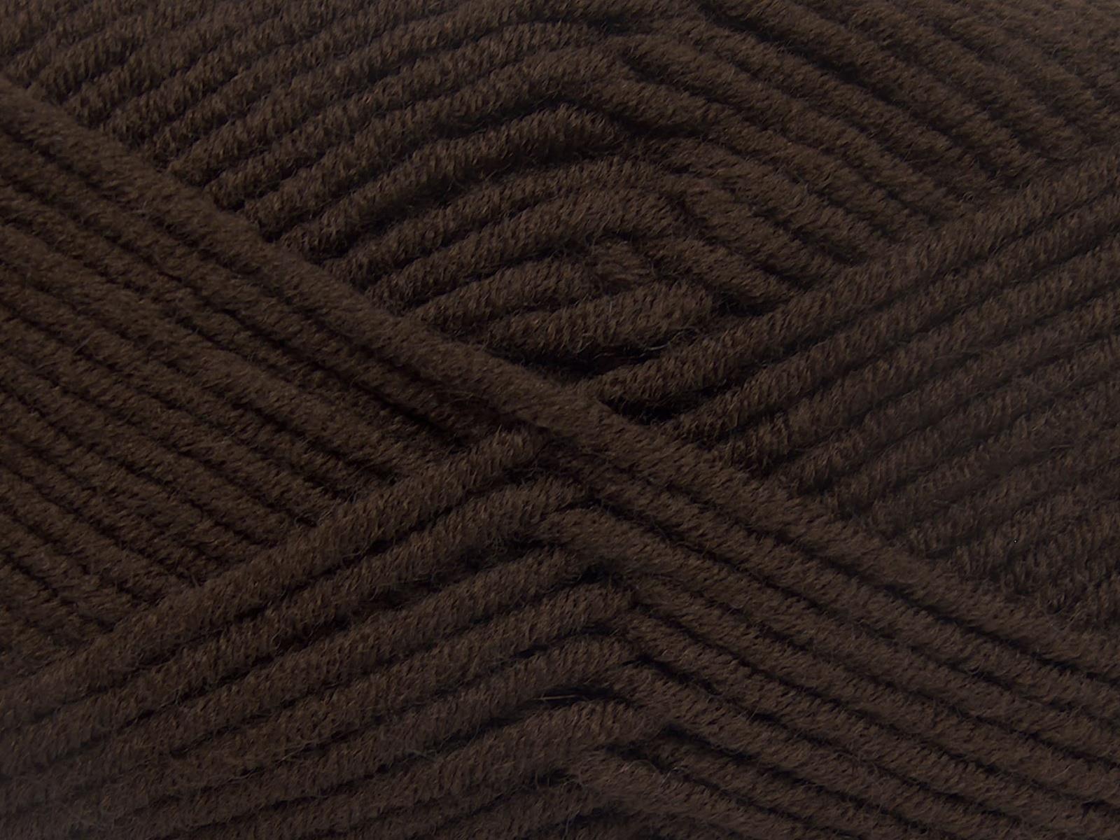 Merino Chunky Coffee Brown