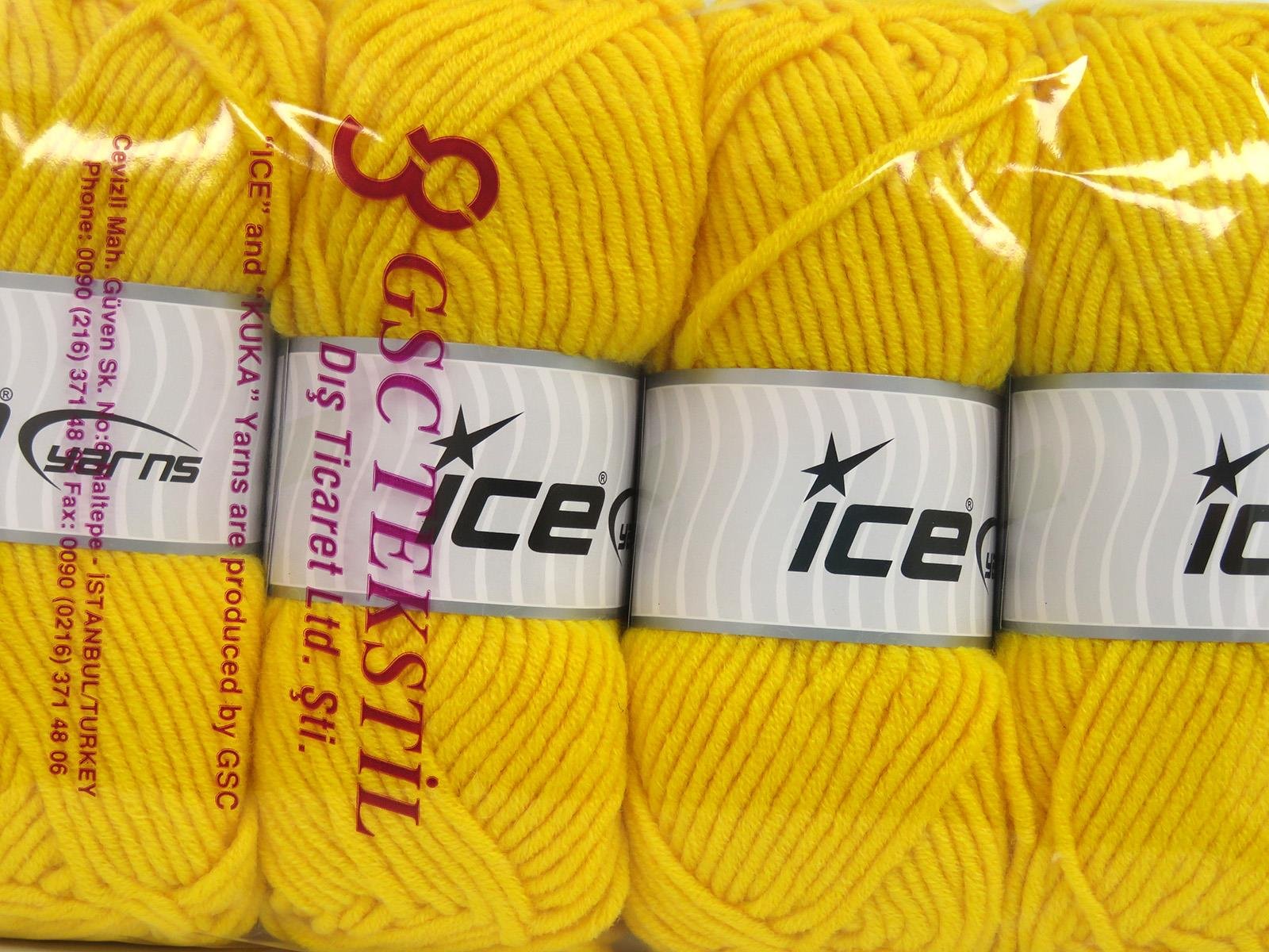 Merino Chunky Dark Yellow