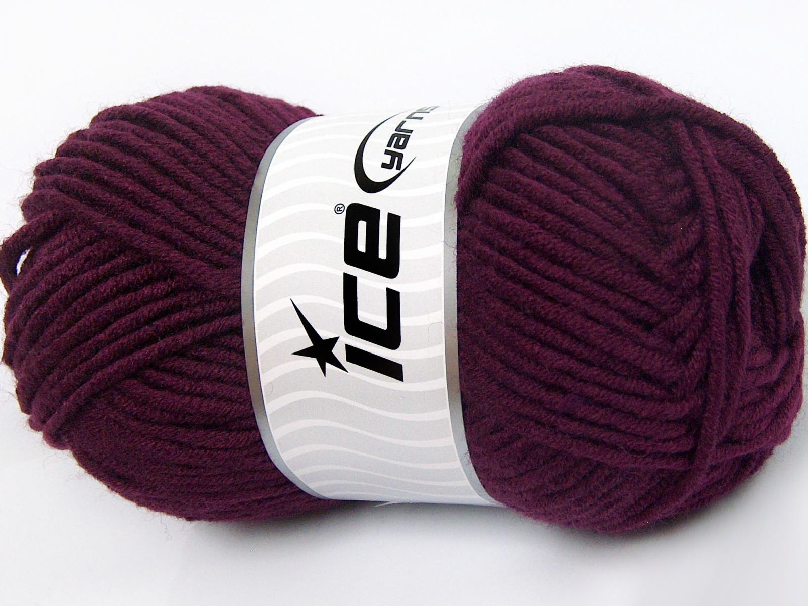 Merino Chunky Maroon