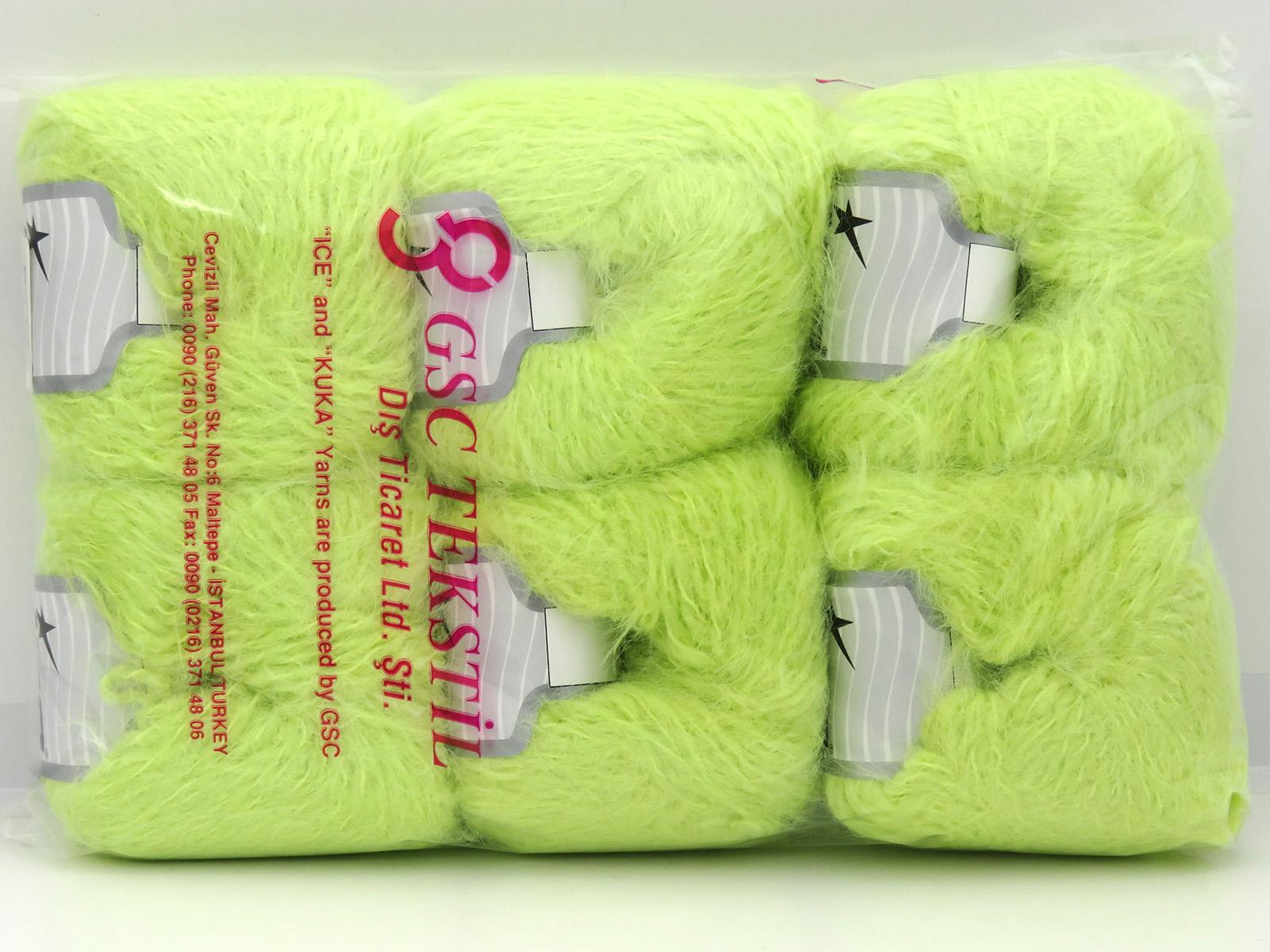 Merino Fur Neon Green