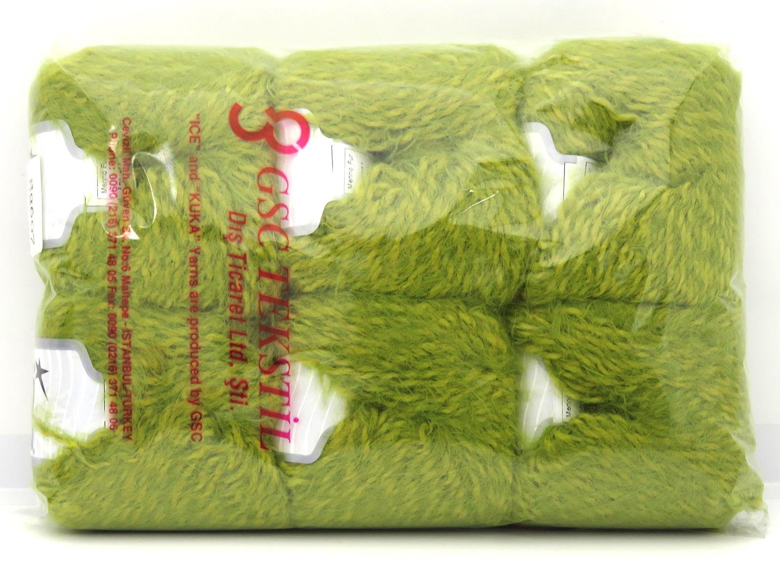 Merino Fur Olive Green