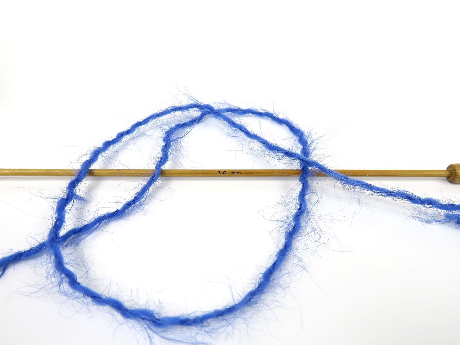 Merino Fur Saxe Blue