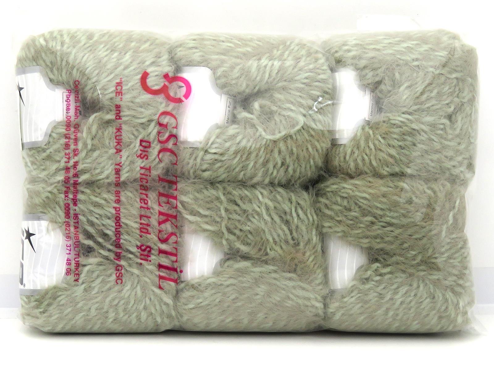 Merino Fur Water Green