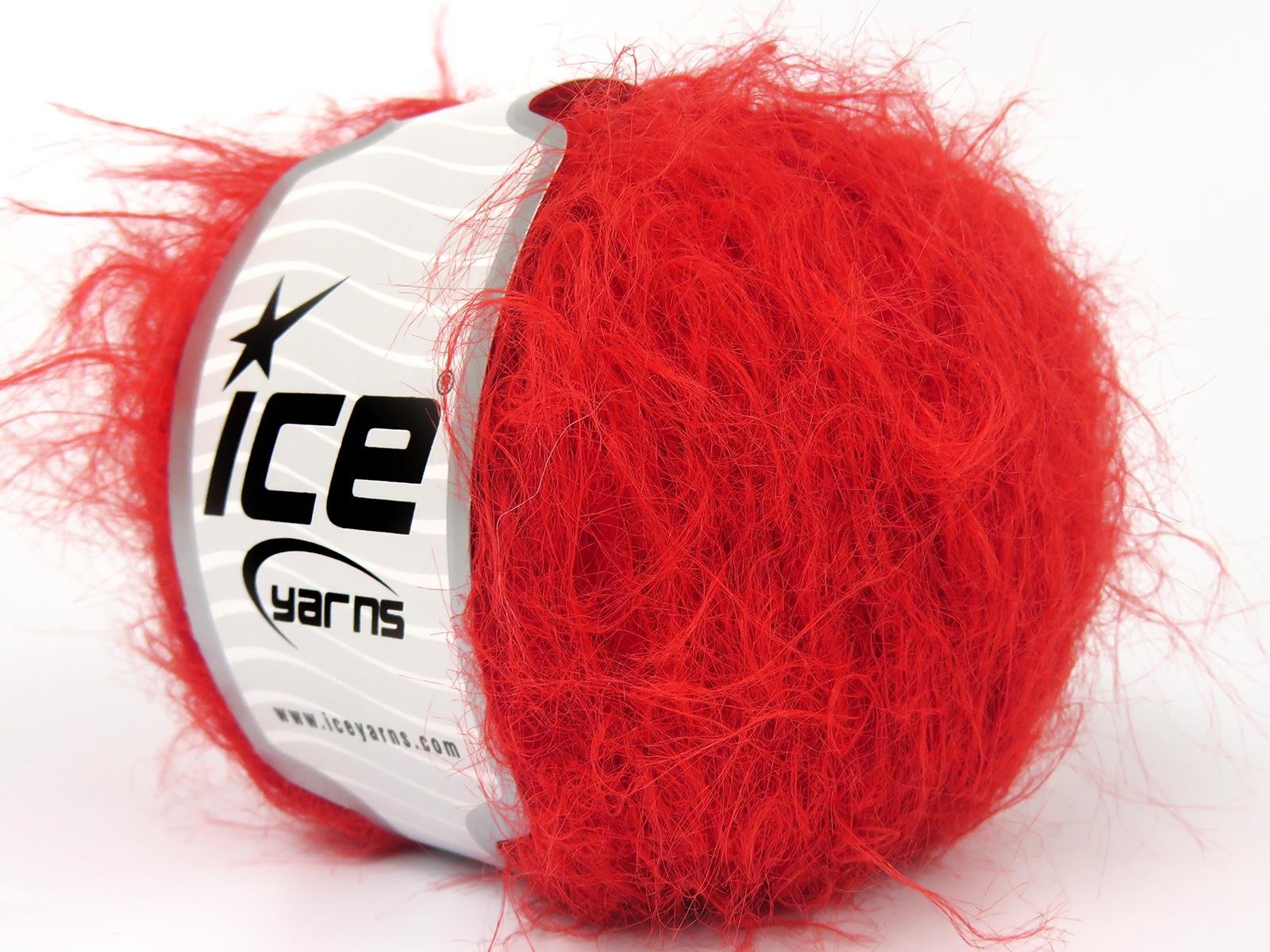 Merino Fur Worsted Red