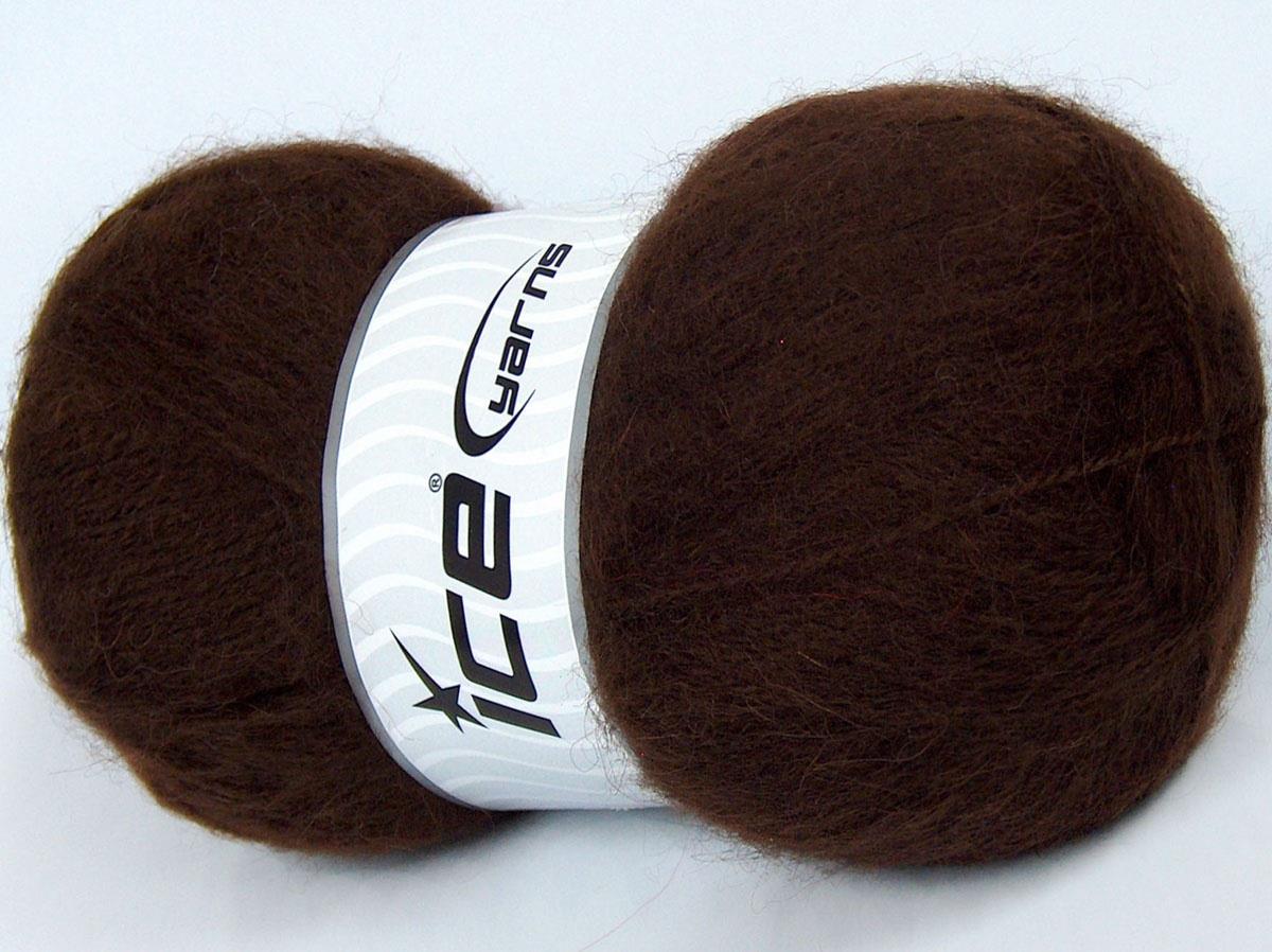 Mohair Pastel Dark Brown