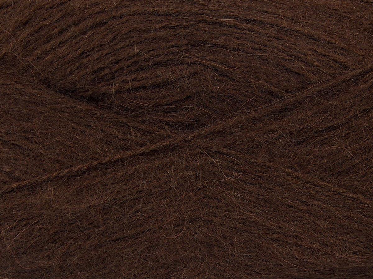 Mohair Pastel Dark Brown