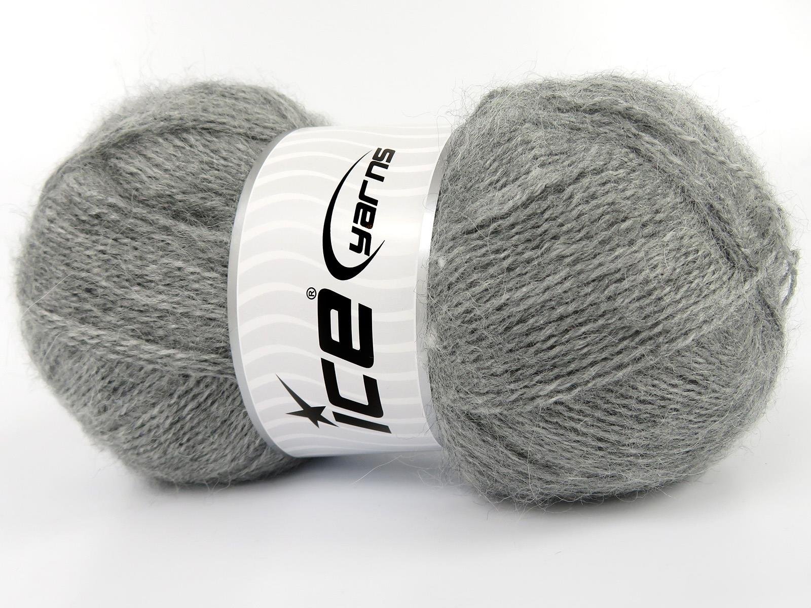 Mohair Pastel Grey
