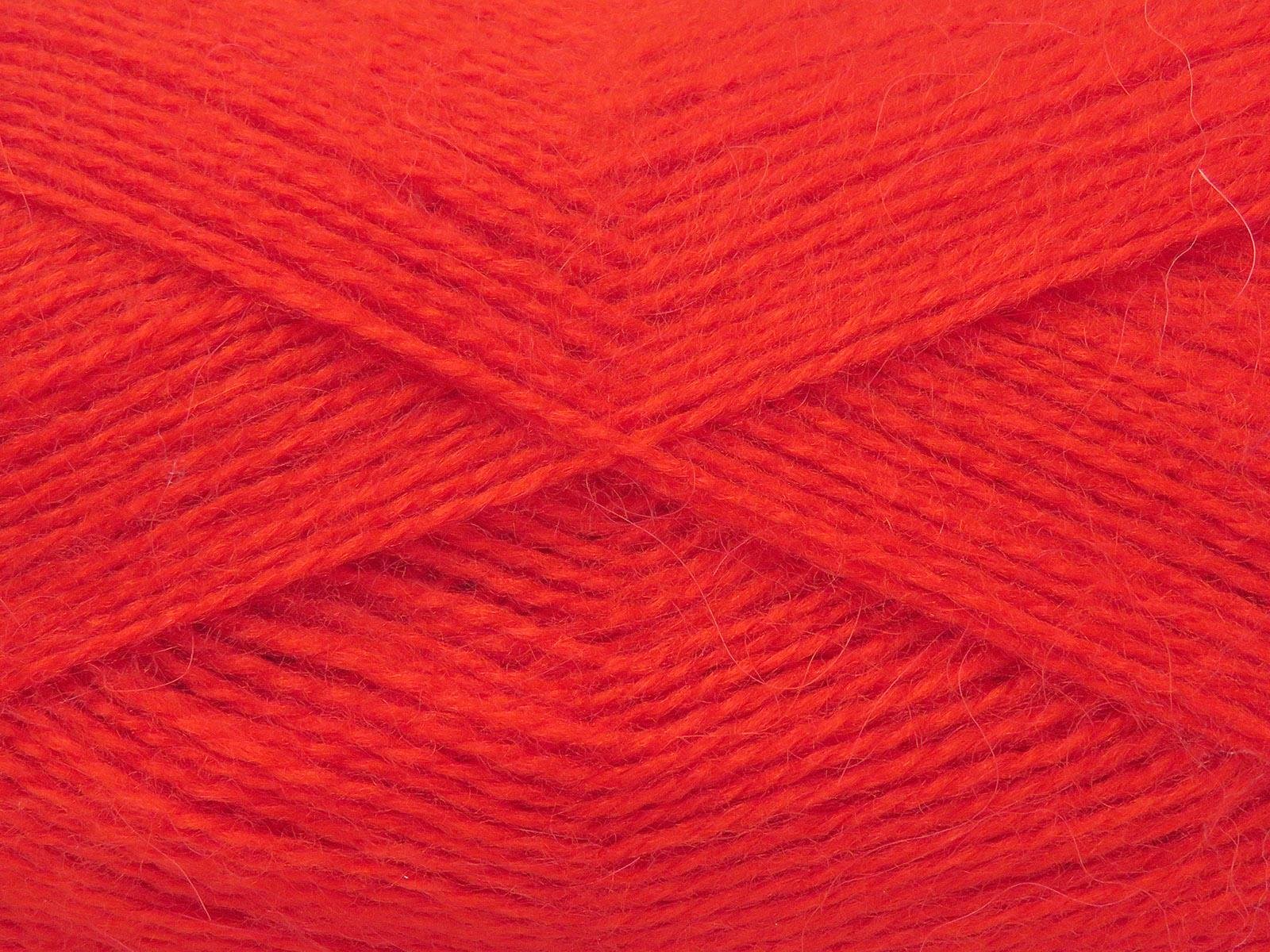 Mohair Pastel Red
