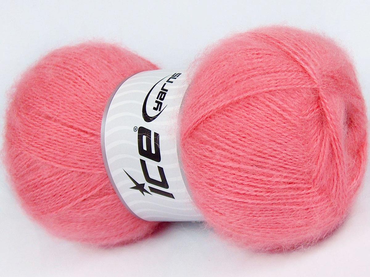 Mohair Pastel Salmon