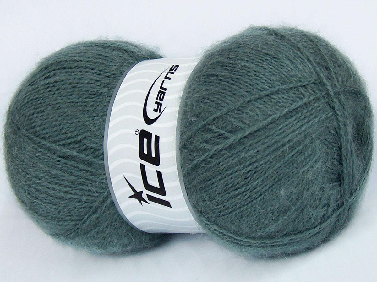 Mohair Pastel Slate Grey