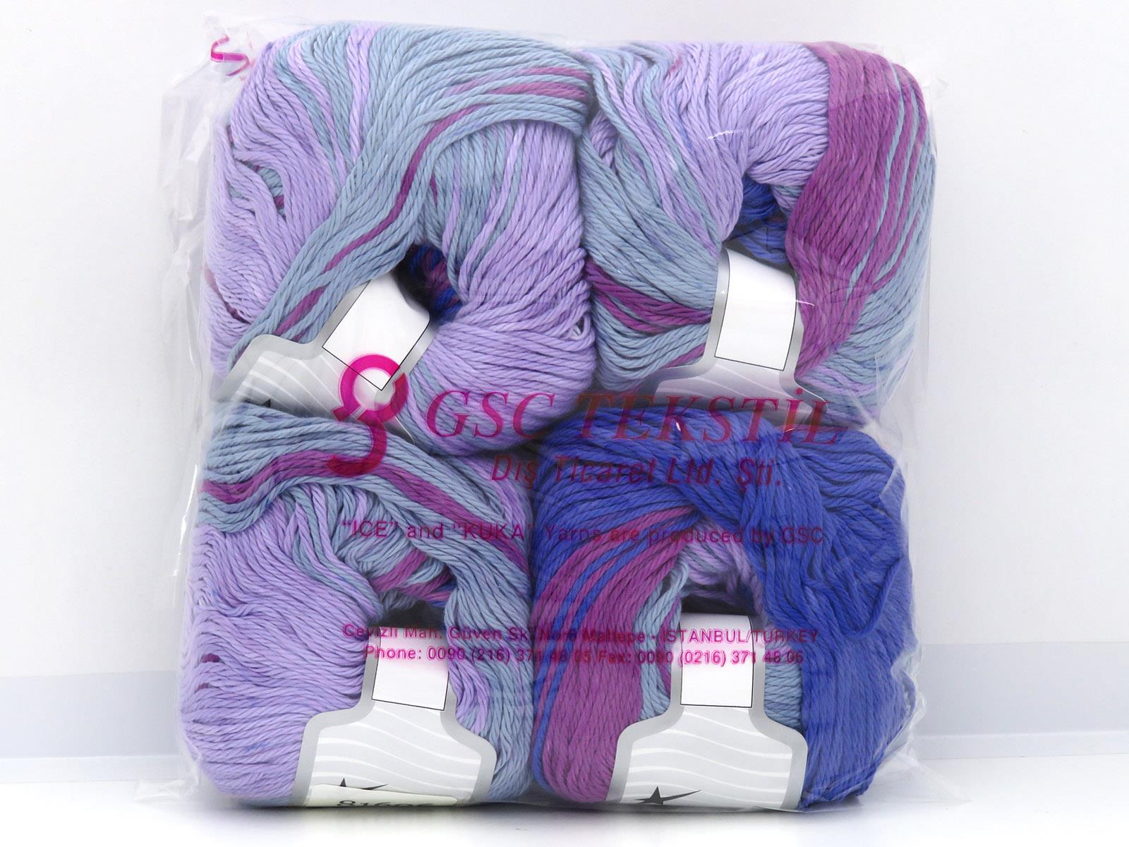 Mona Lisa Blue, Light Turquoise, Orchid, Light Lilac