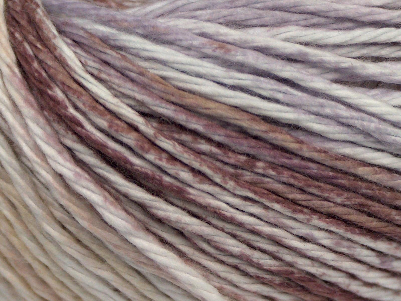 Mona Lisa Brown, White, Lilac, Beige