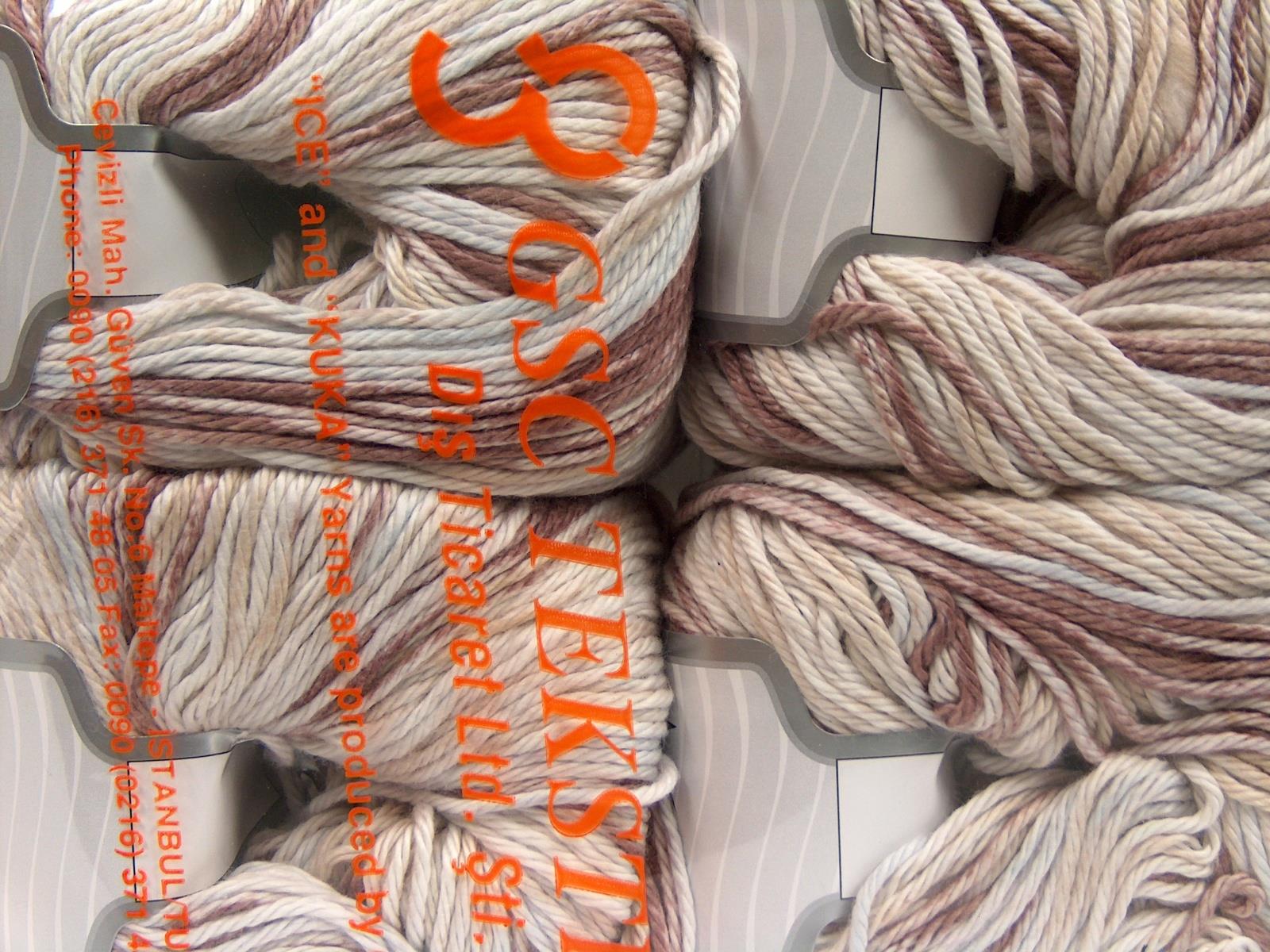 Mona Lisa Brown, White, Lilac, Beige