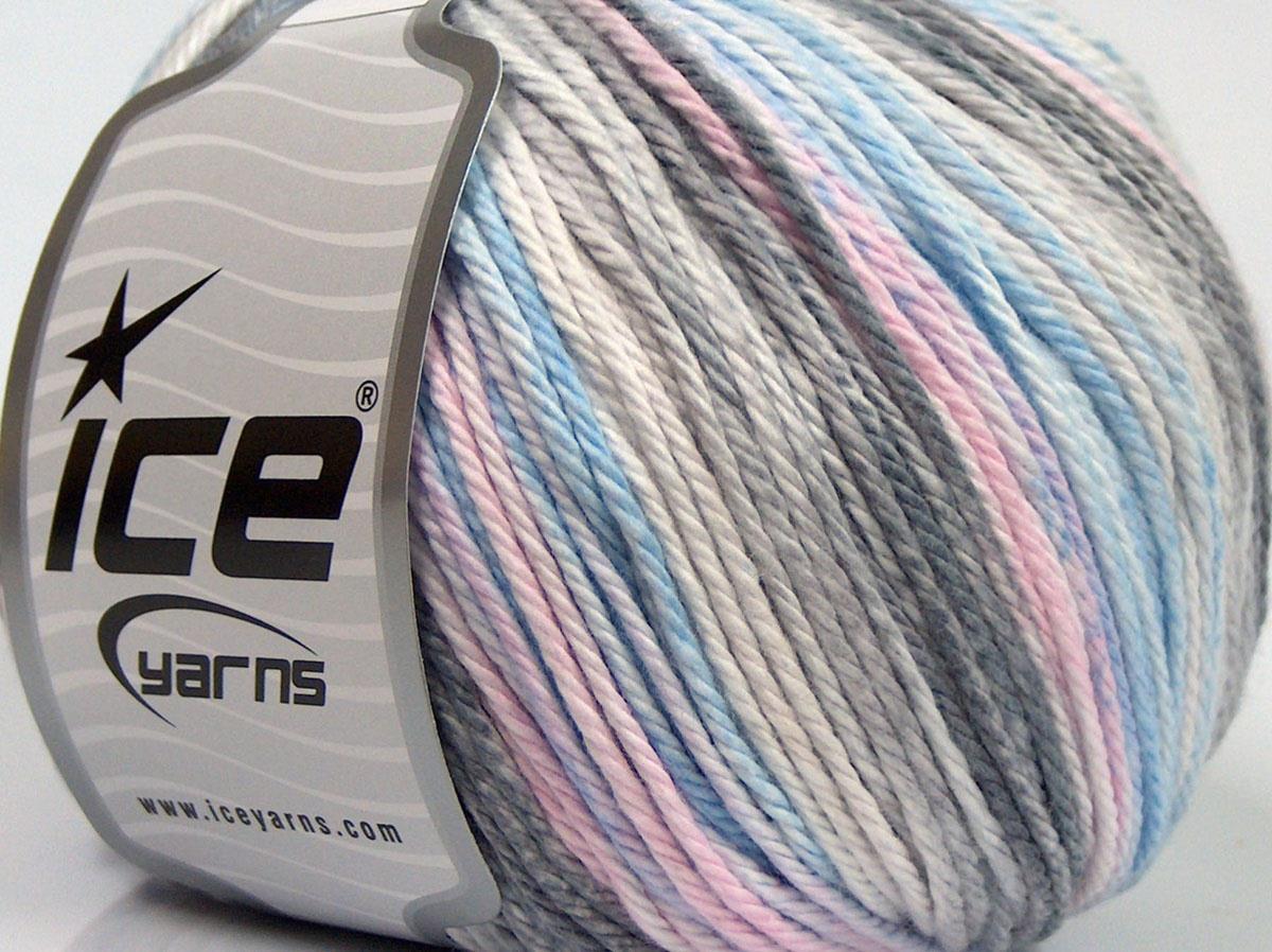 Mona Lisa Light Blue, Light Pink, Grey Shades