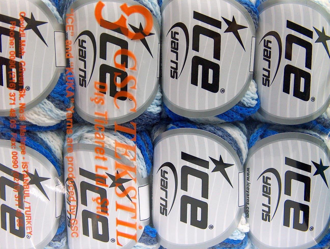 Monaco White, Navy, Blue Shades