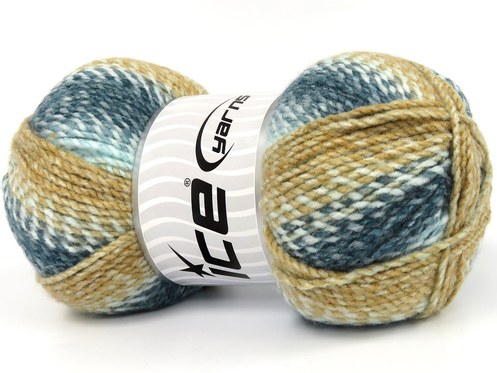 Mosaic Camel, Blue Shades