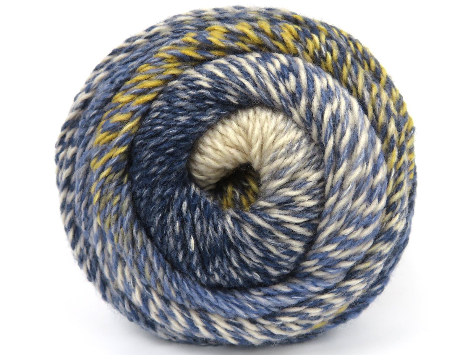 Mosaic Cotton Blue, Cream, Gold, Beige