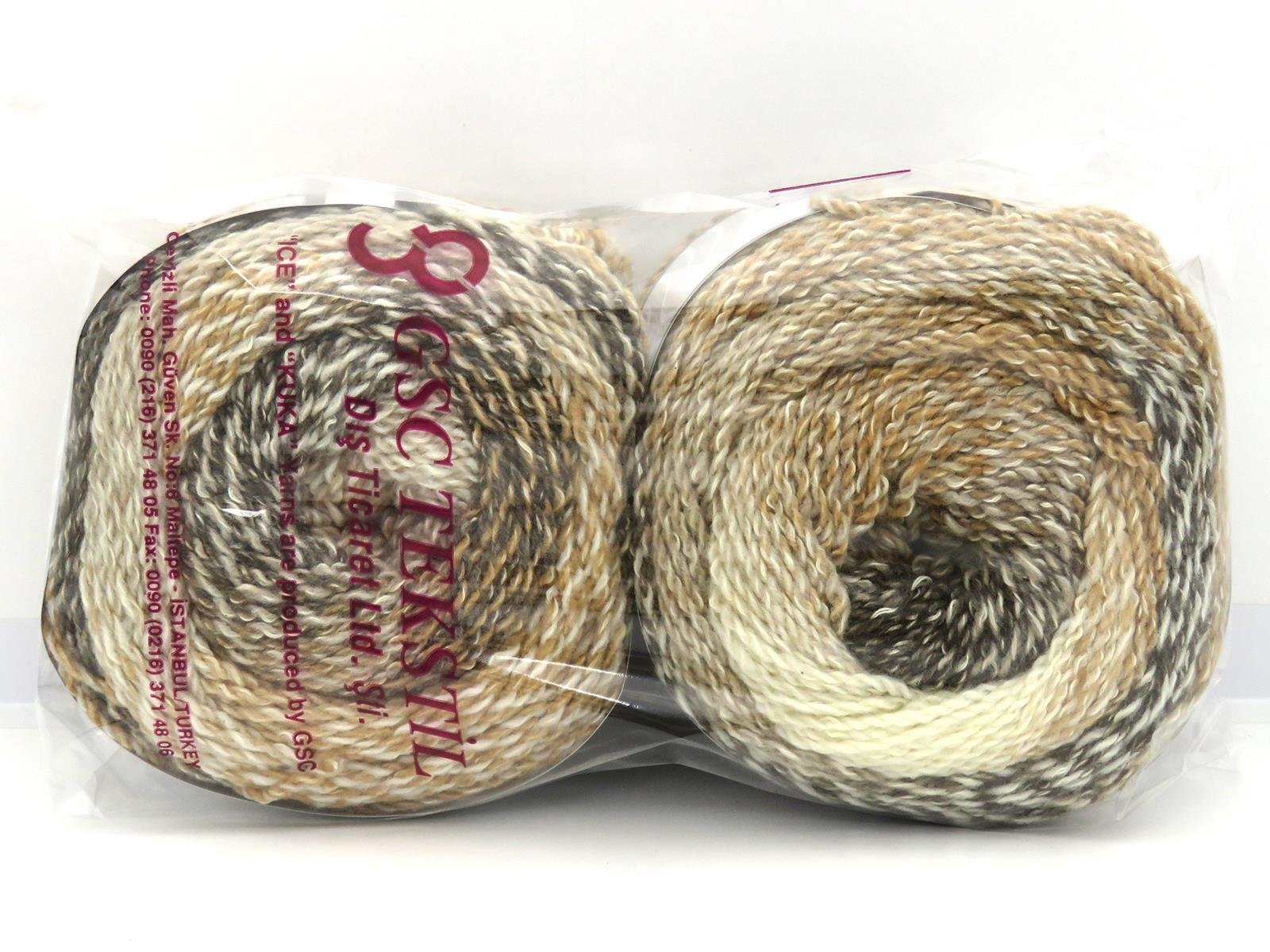 Mosaic Cotton Cream, Brown Shades