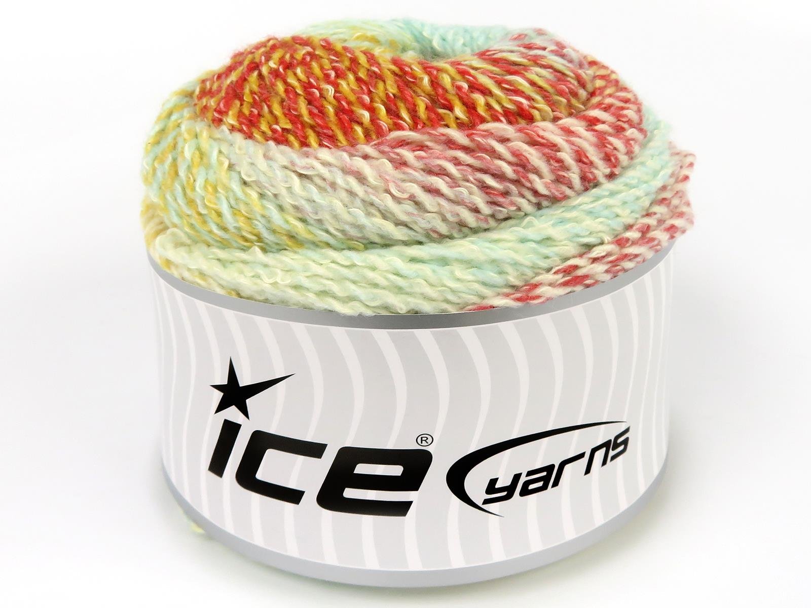 Mosaic Cotton Cream, Gold, Light Turquoise, Dark Orange