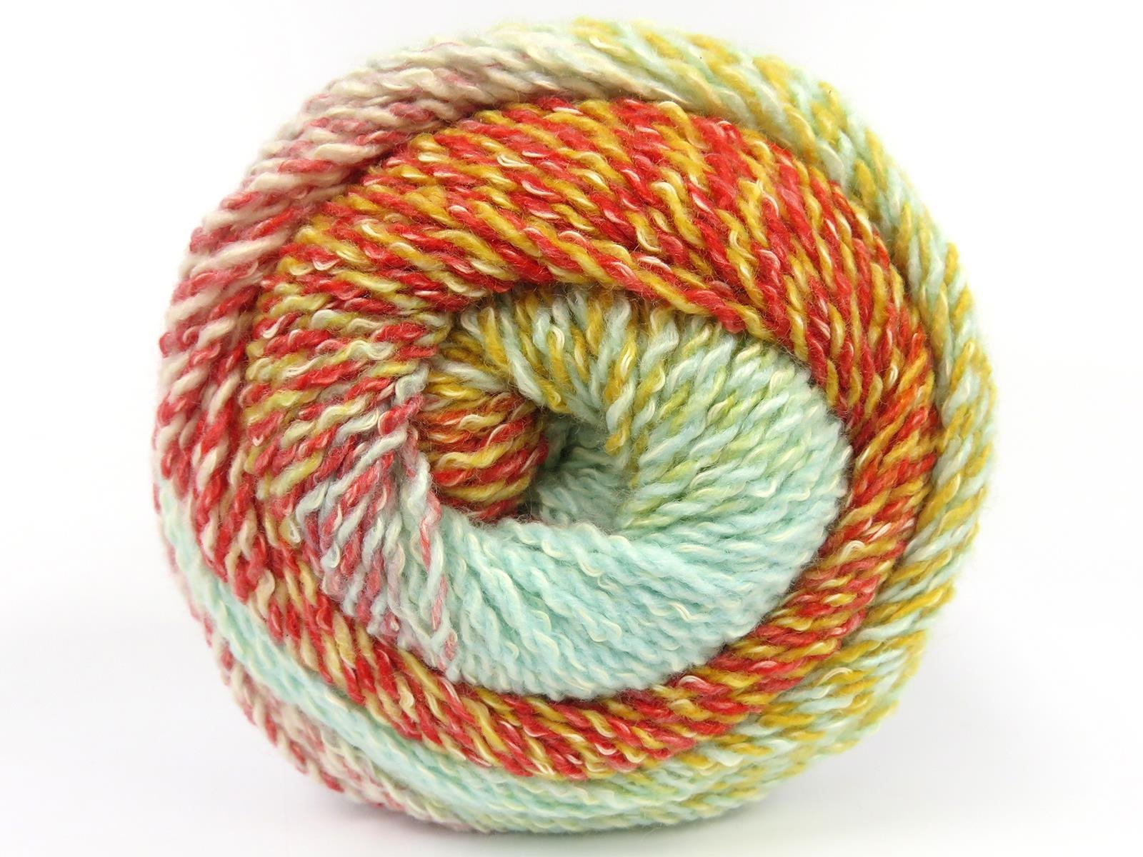 Mosaic Cotton Cream, Gold, Light Turquoise, Dark Orange