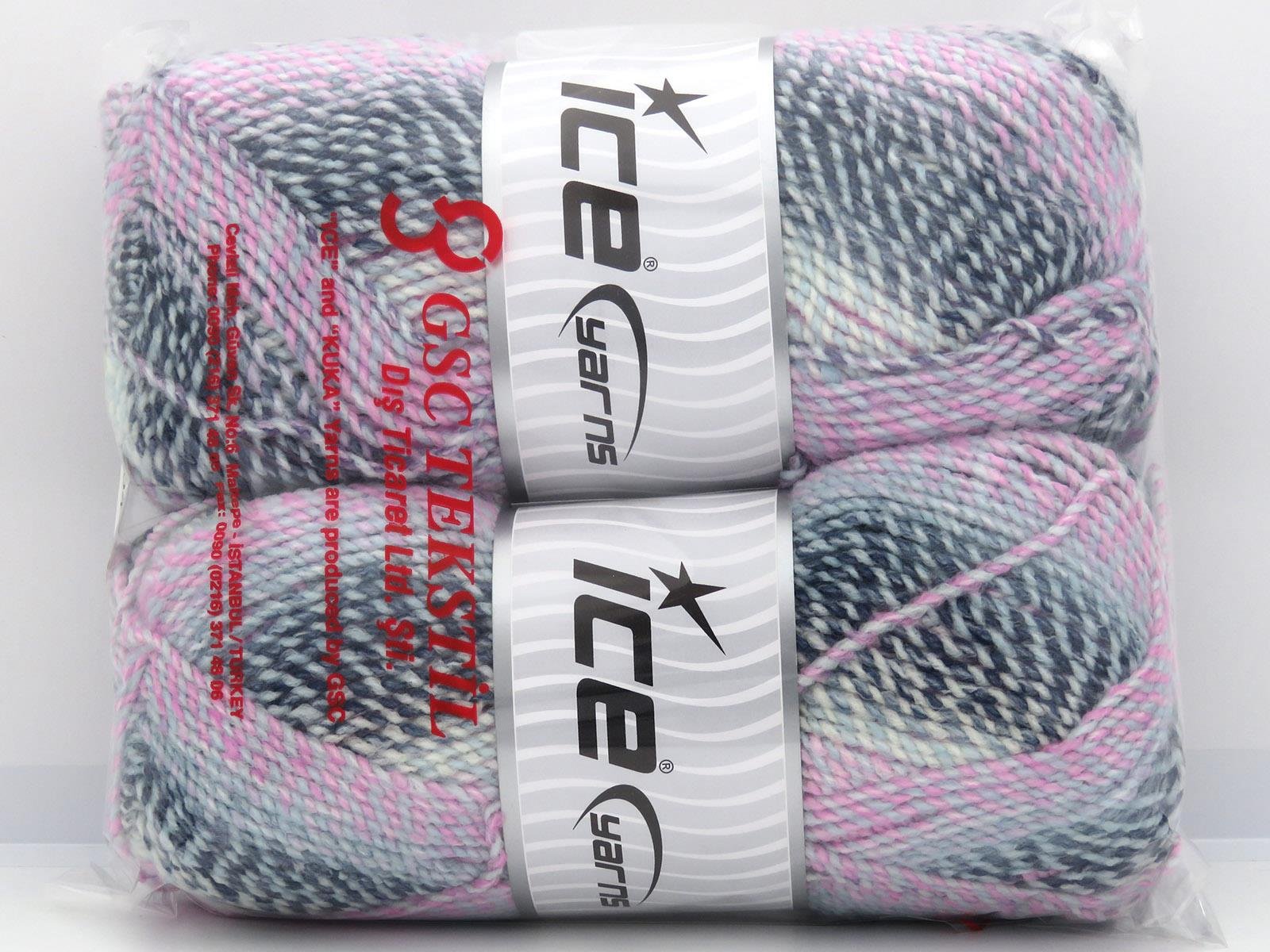 Mosaic Pink, Blue Shades