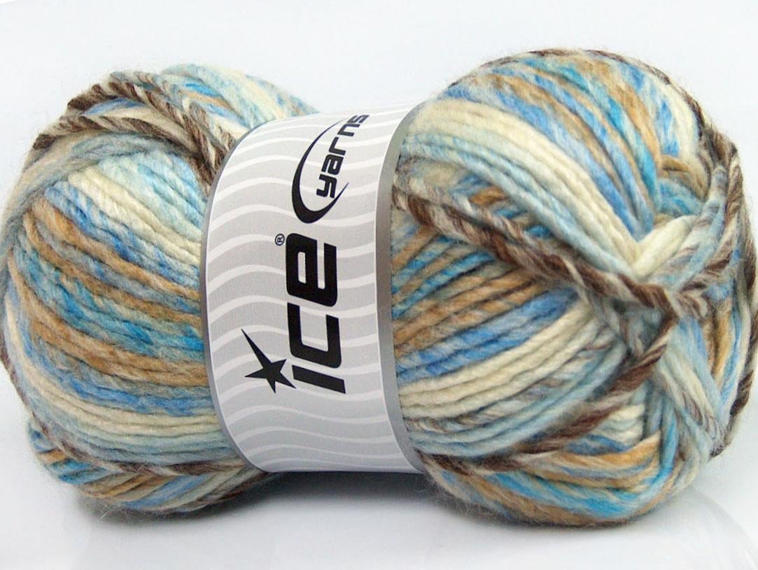 Mystique Brown, Blue, White, Beige