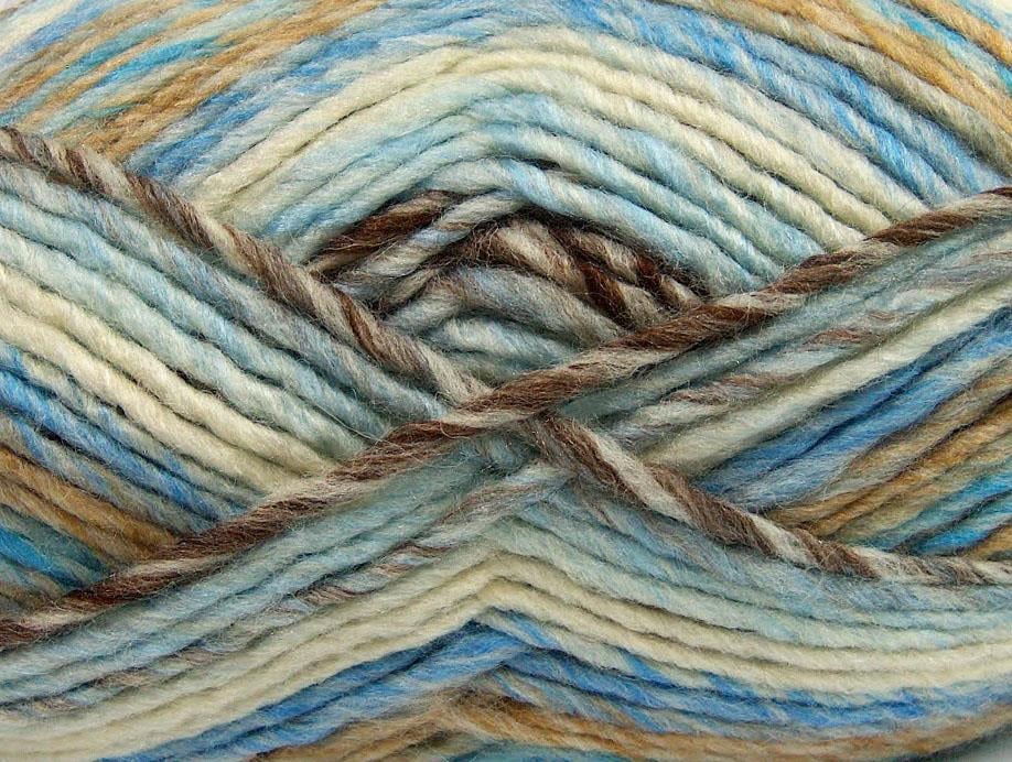 Mystique Brown, Blue, White, Beige