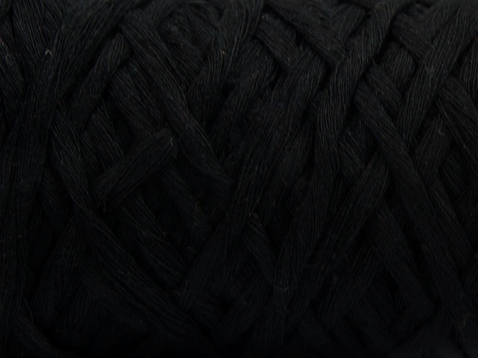 Natural Cotton Chunky Black