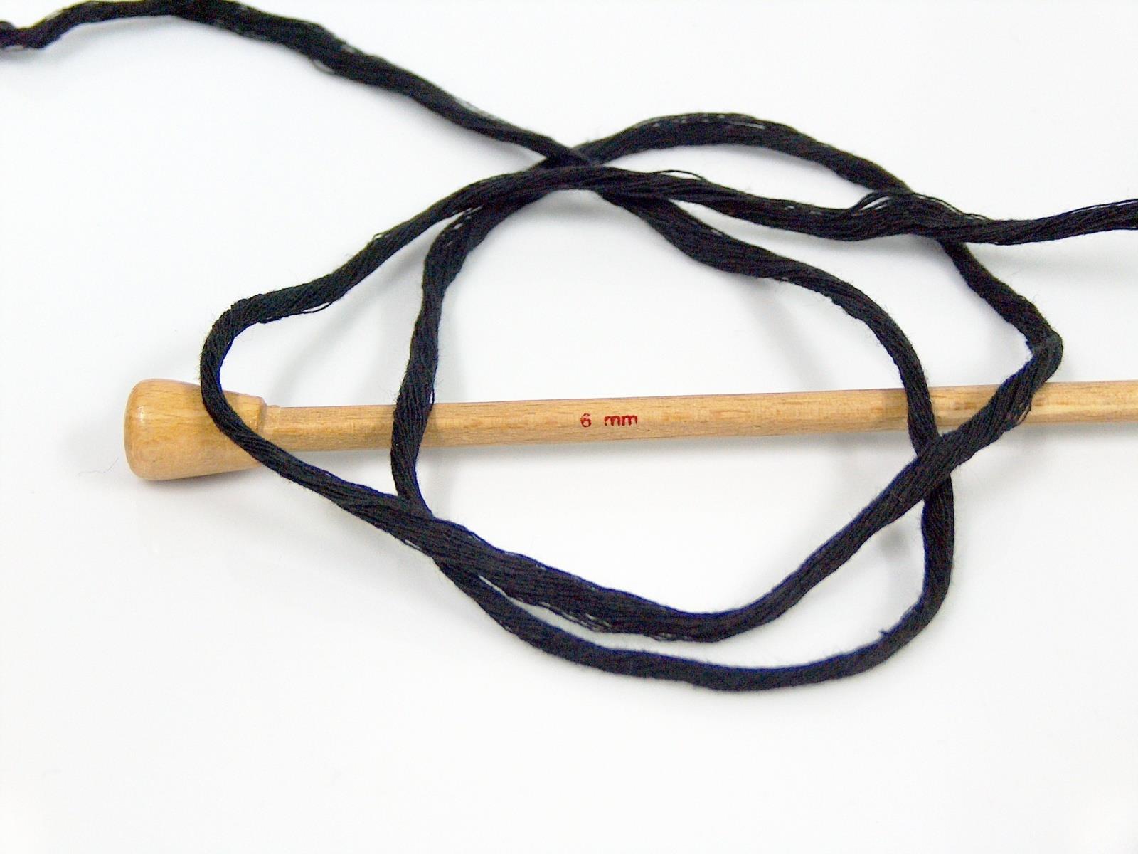 Natural Cotton Chunky Black