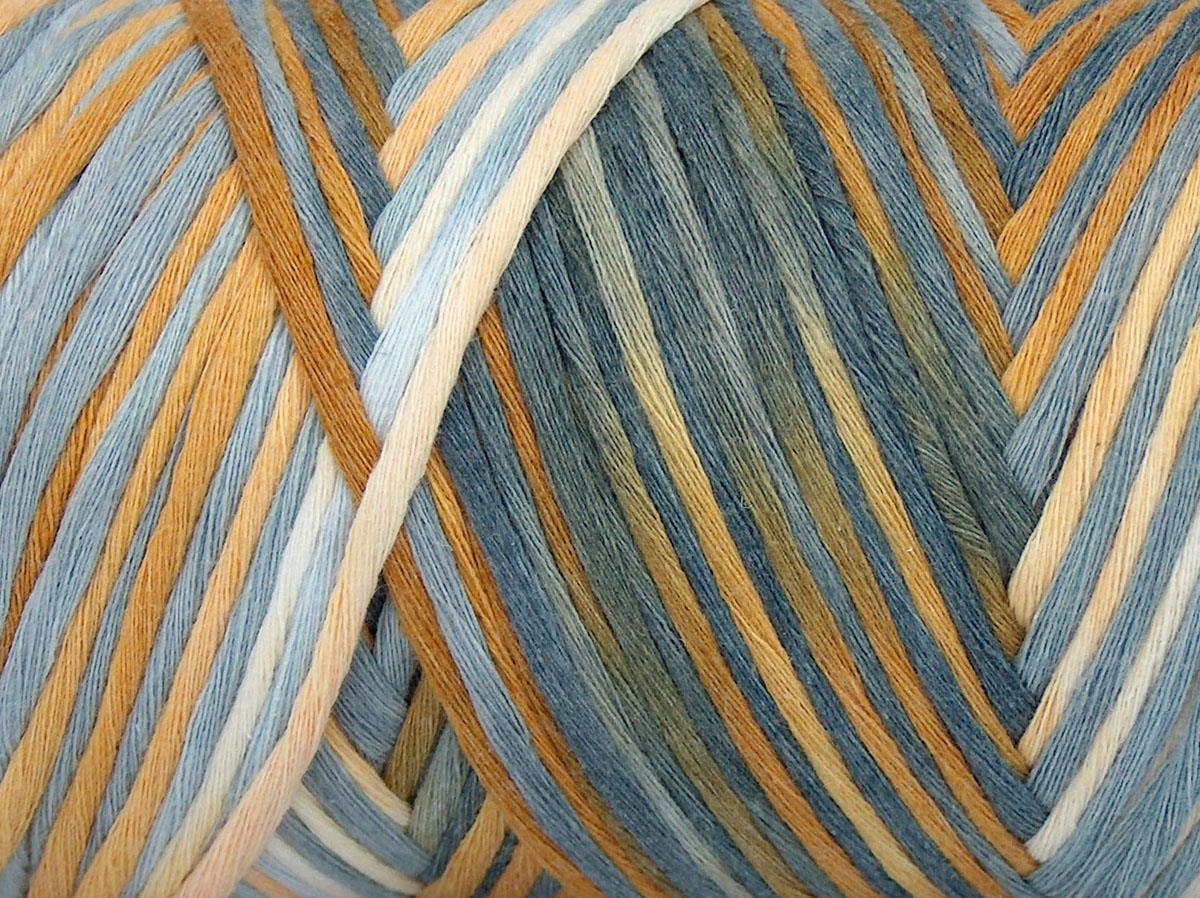 Natural Cotton Color 3mm Light Brown, Cream Shades, Grey Shades