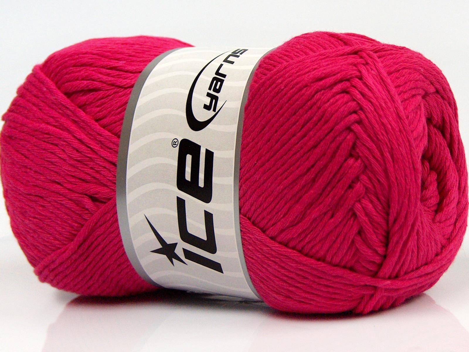 Natural Cotton Fuchsia