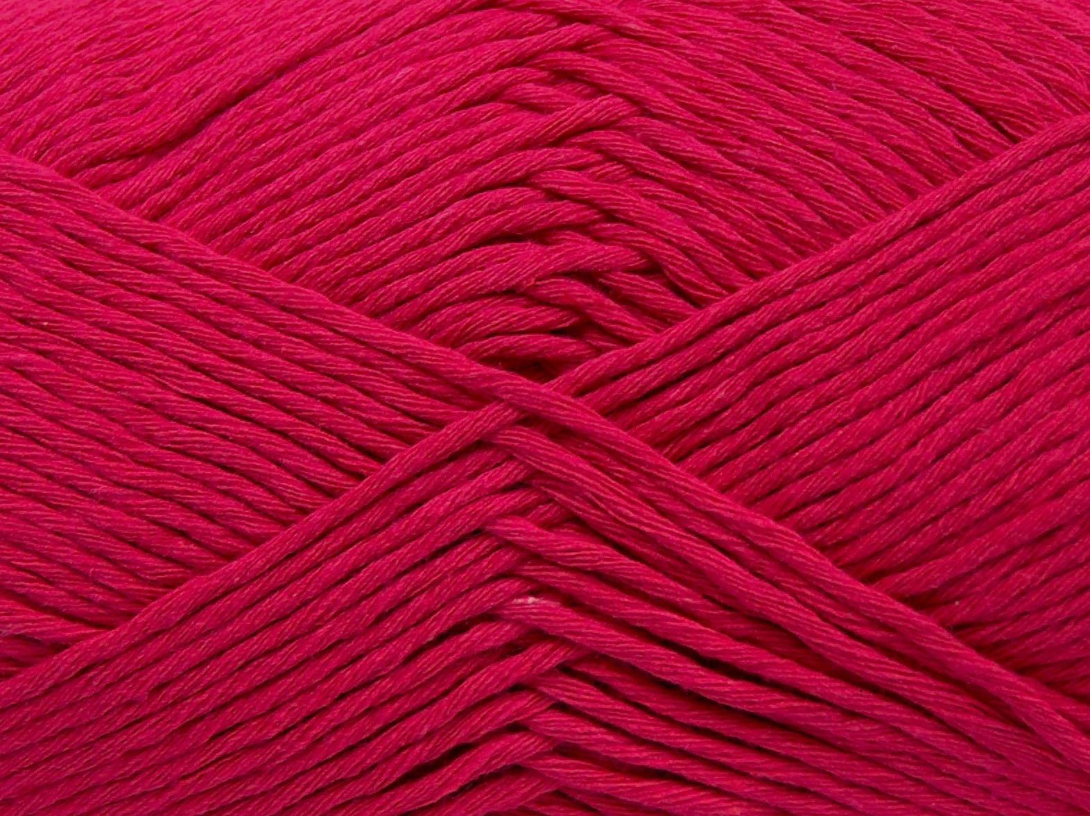Natural Cotton Fuchsia